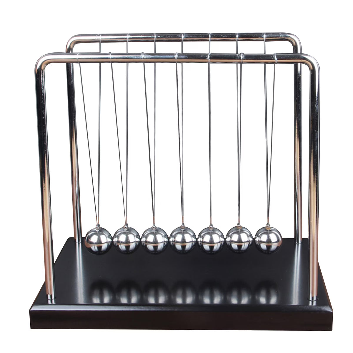 Newton Cradle Pendulum with 7 Balance Balls Desk Decor O232612