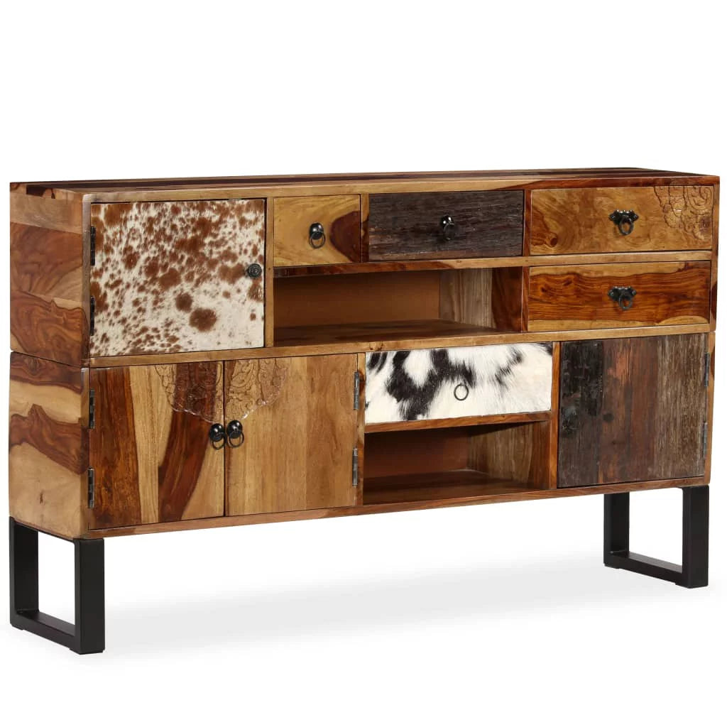 Solid Sheesham Wood Sideboard N395
