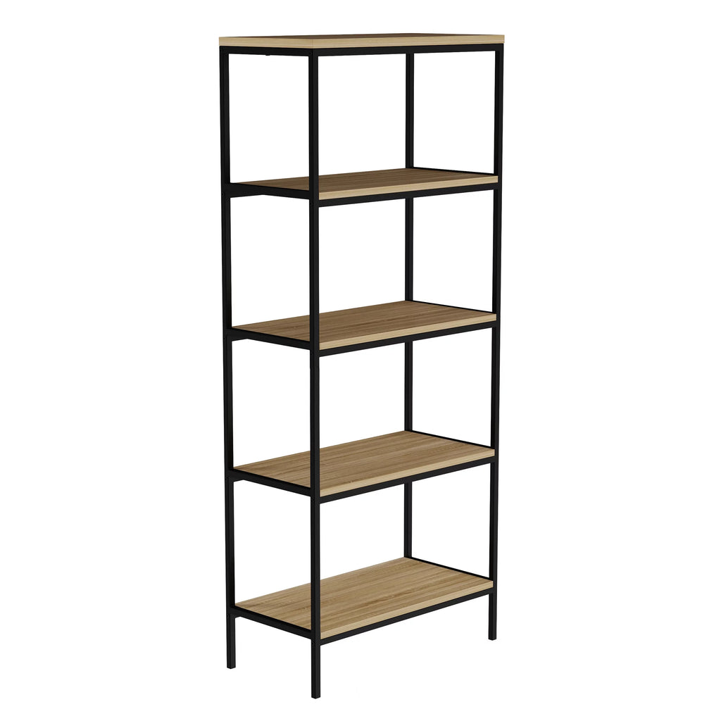 5-Tier Gray Bookshelf E974