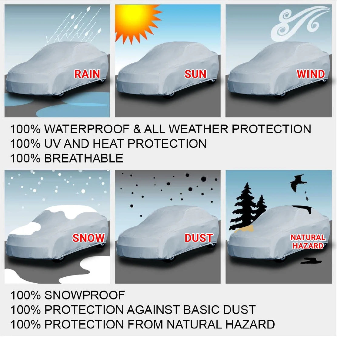 Waterproof Custom Car Cover K8888