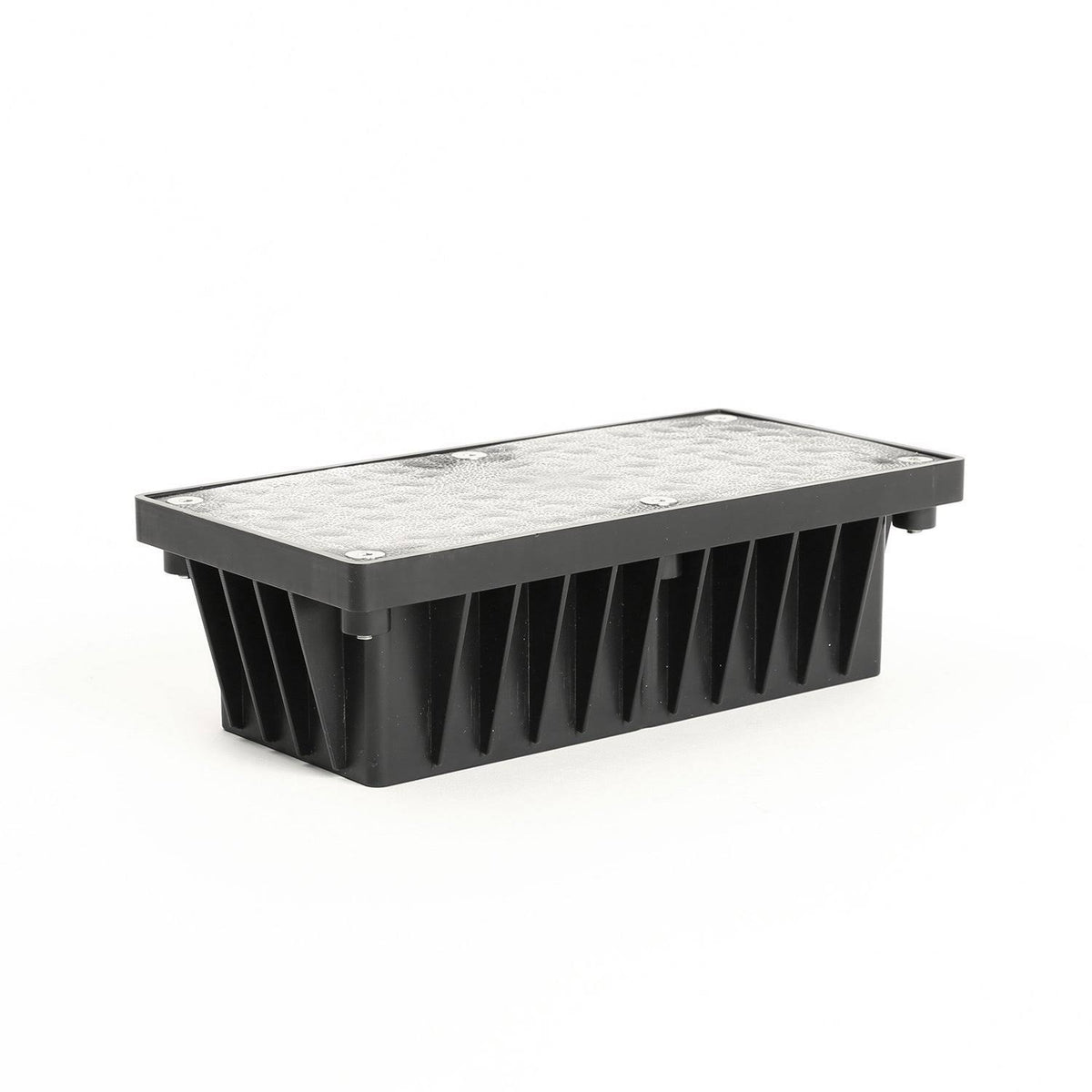 12 Cool White Solar Brick Path Light M4420