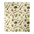 Light Beige Flannel Throw Blanket 50x60 Inches N130038