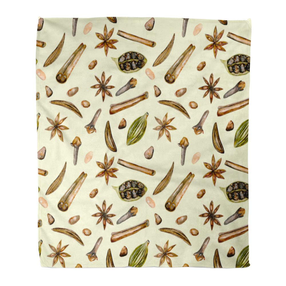 Light Beige Flannel Throw Blanket 50x60 Inches N130038