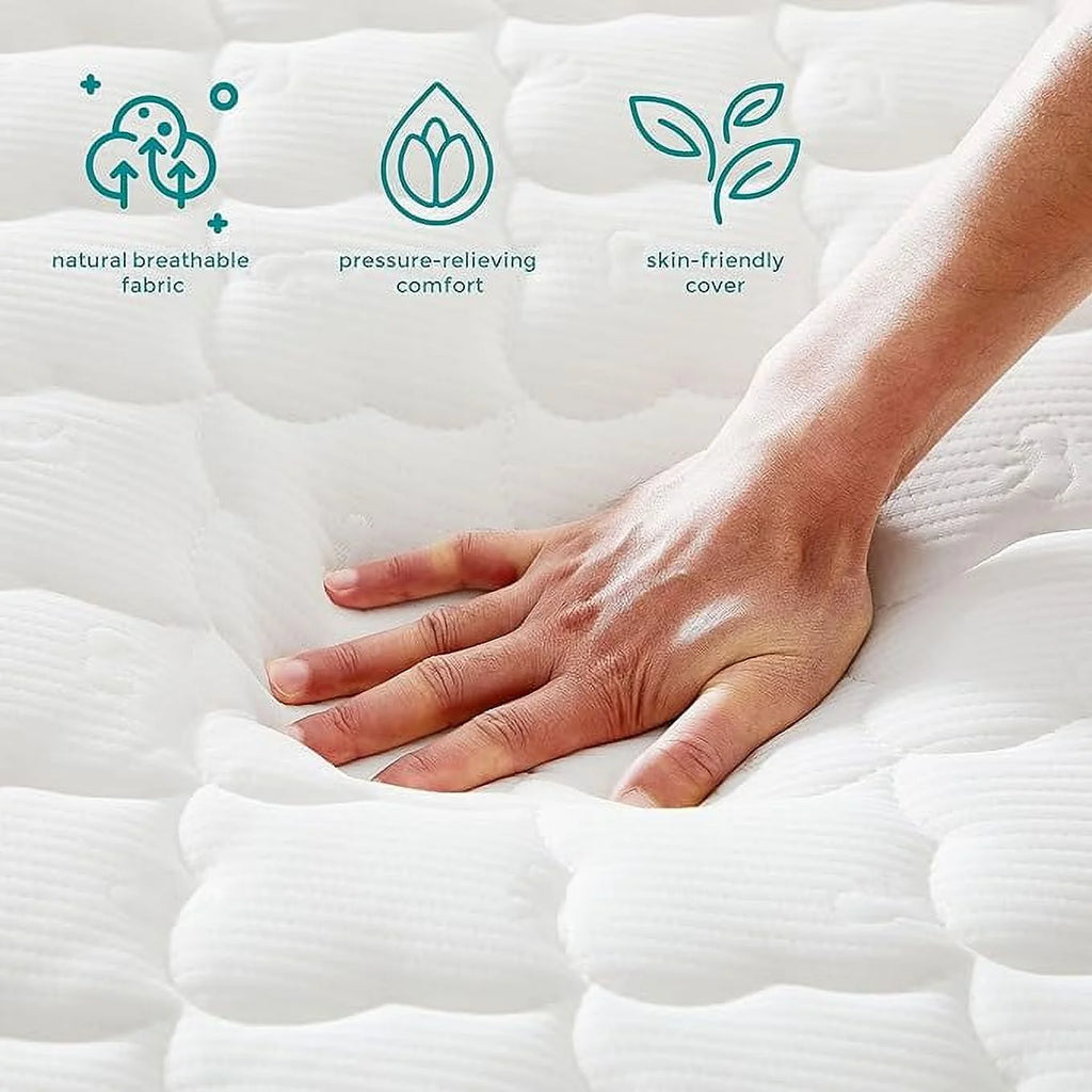 10 Inch Gel Memory Foam Hybrid Twin Mattress V6133