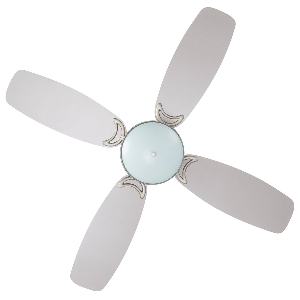 Brushed Nickel Ceiling Fan with Light and Remote Control V94493