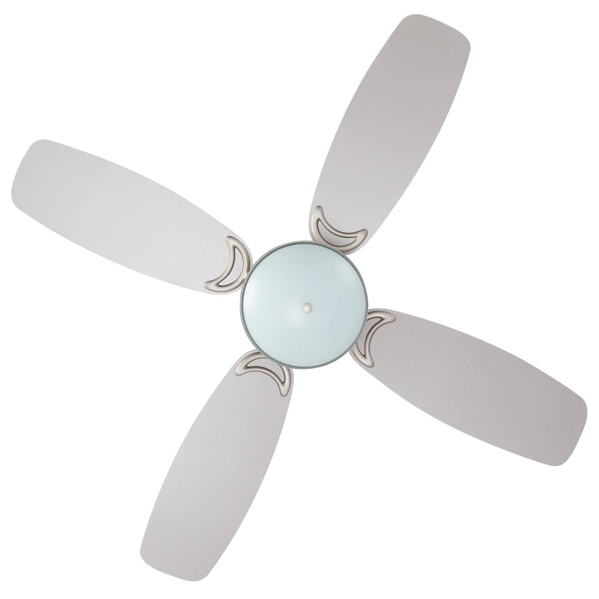 Brushed Nickel Ceiling Fan with Light and Remote Control V94493