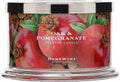 4 Wick Candle, 18 oz, Oak & Pomegranate E925492