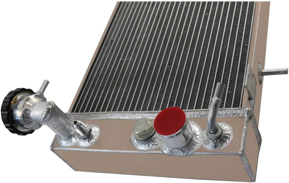 3 Row Core All Aluminum Radiator with Fan Shroud and Thermostat Relay Wire Kit S85901