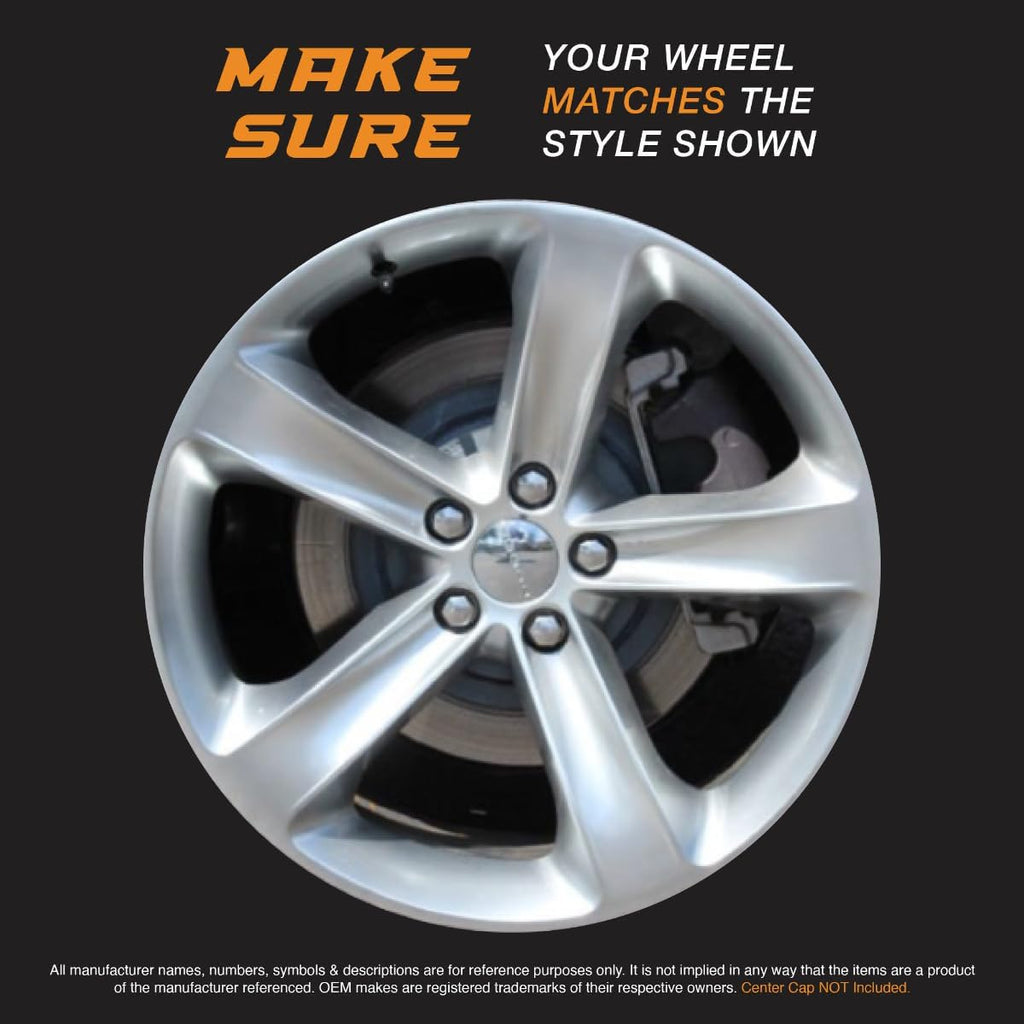 20" Gloss Black Wheel Skin Set ABS Plastic B5764