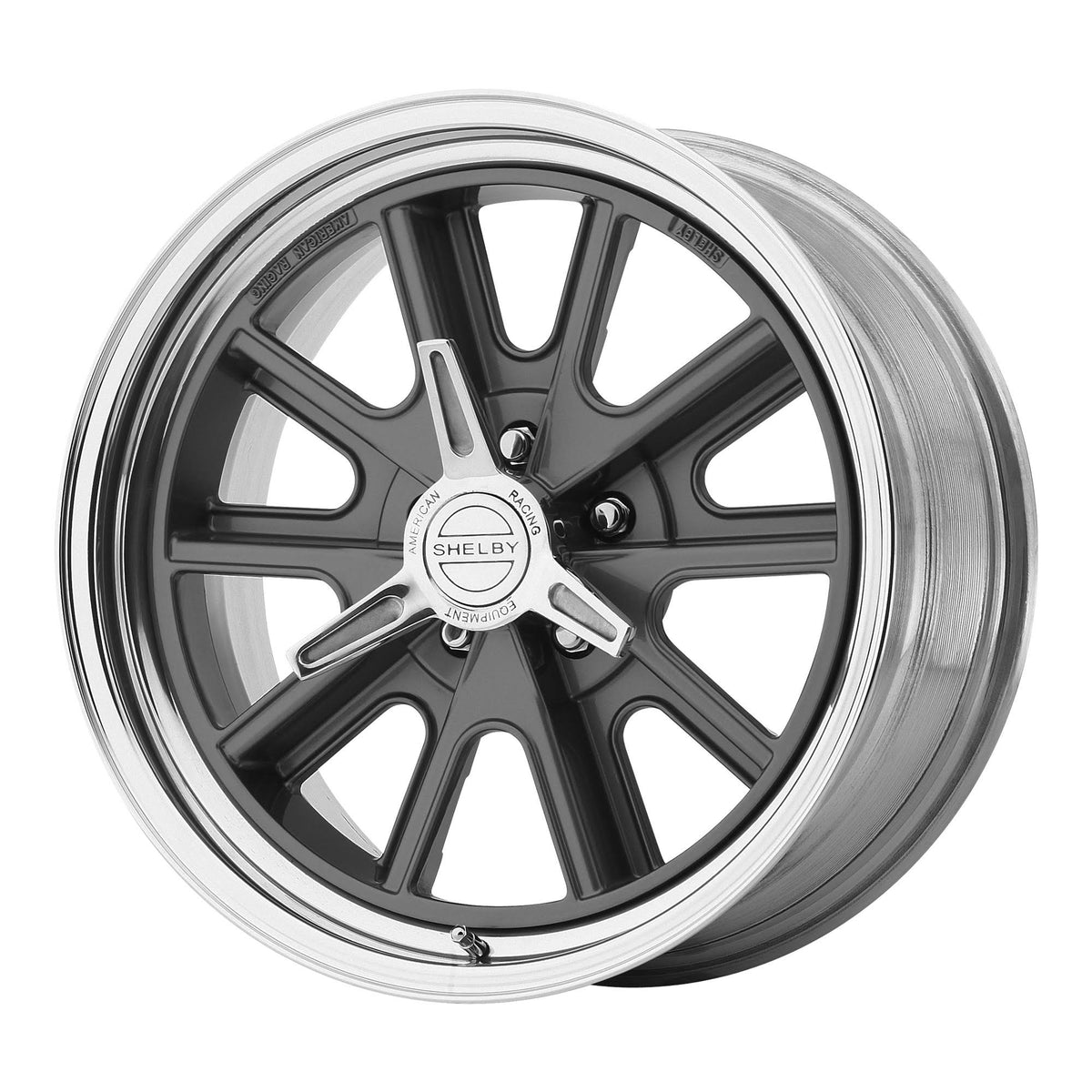 Gloss Gray 15x22 Two-Piece Wheel X869