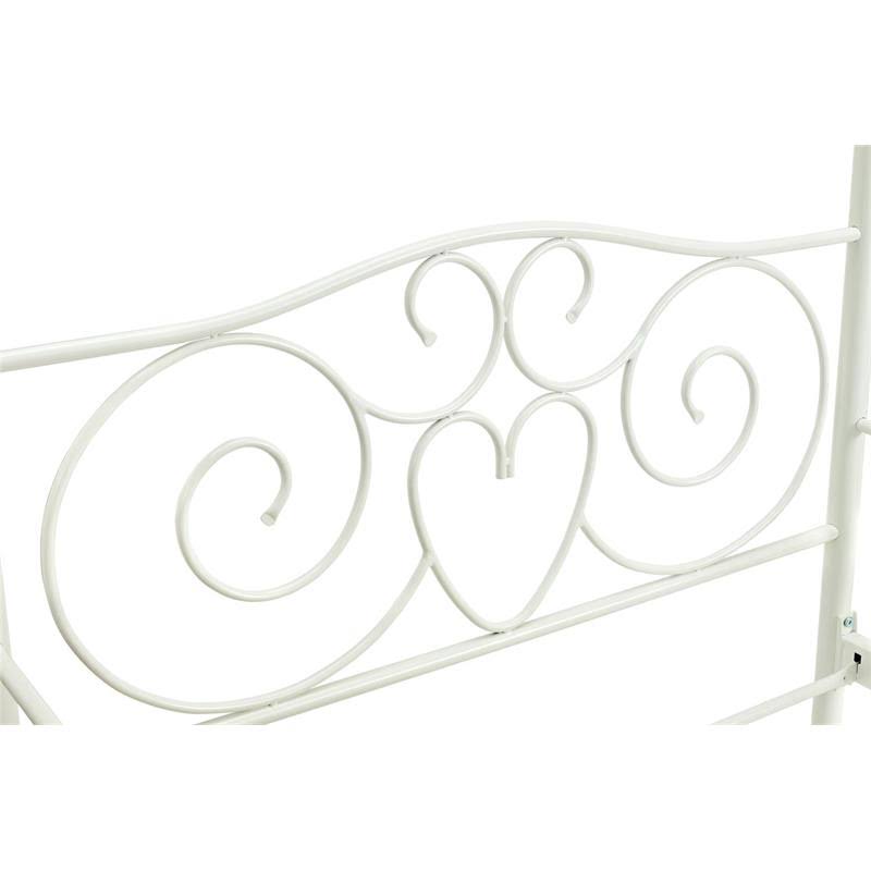 Twin Canopy Bed in White H284080
