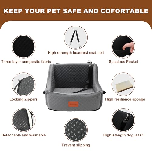 Black Dog Booster Seat for Medium Dogs Under 30 Lbs I196