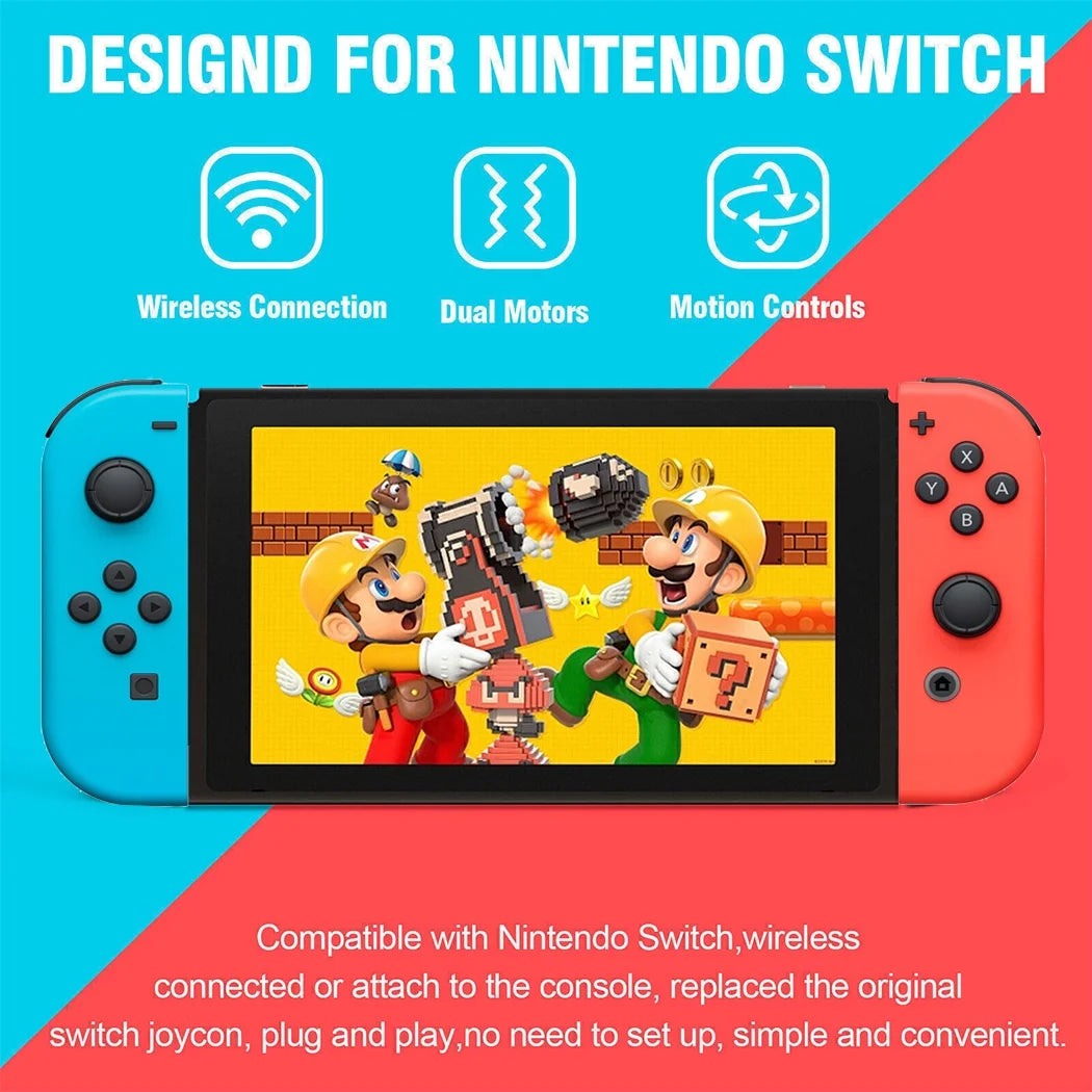 Blue-Red Wireless Bluetooth Controller for Nintendo Switch Z5121