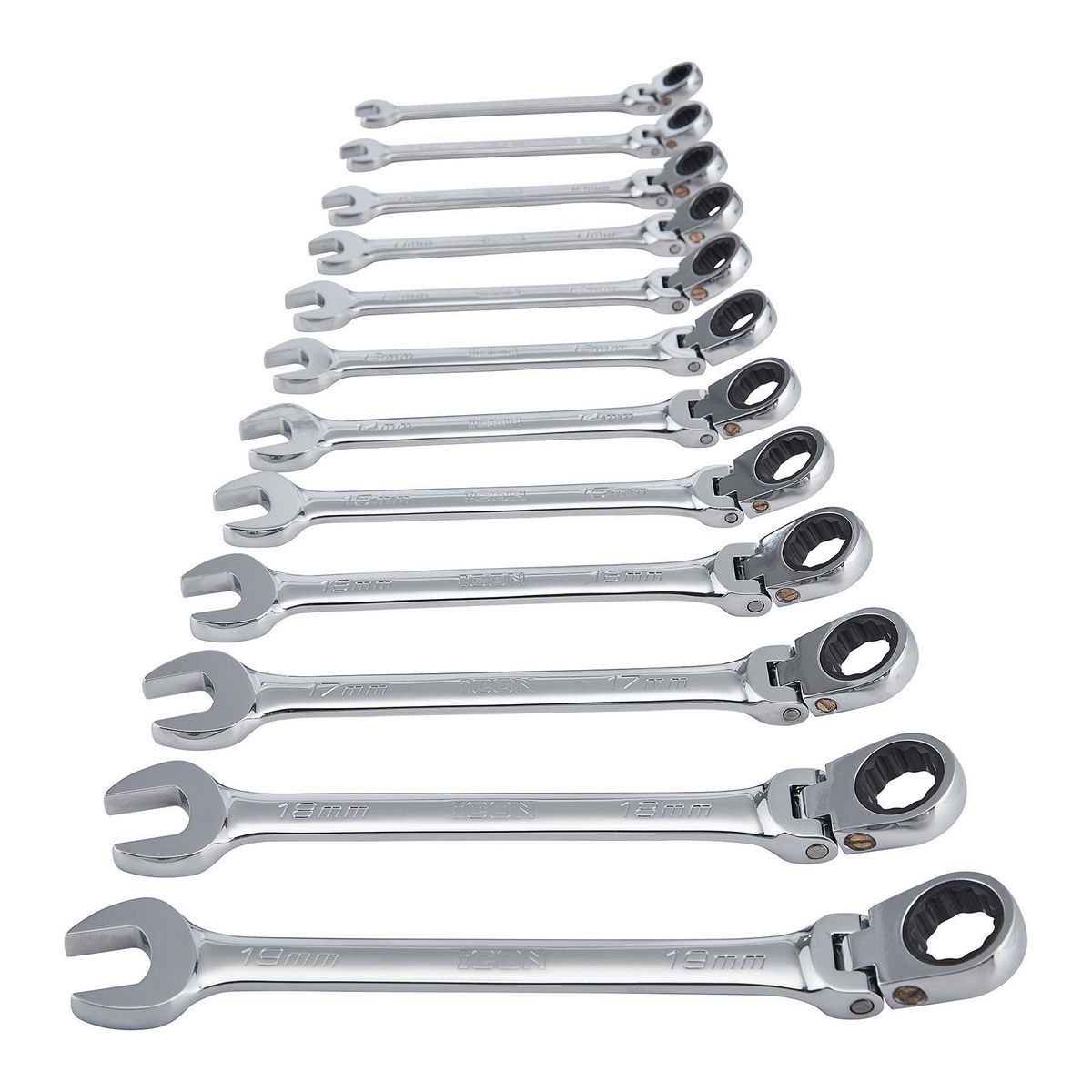 12-Piece Metric Ratcheting Combination Wrench I971176