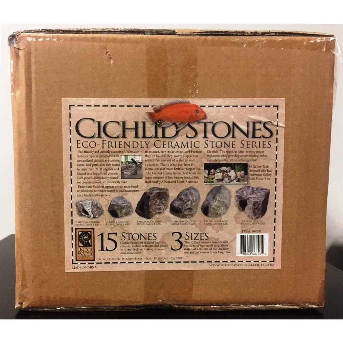 15-Pack Cichlid Stone N5887