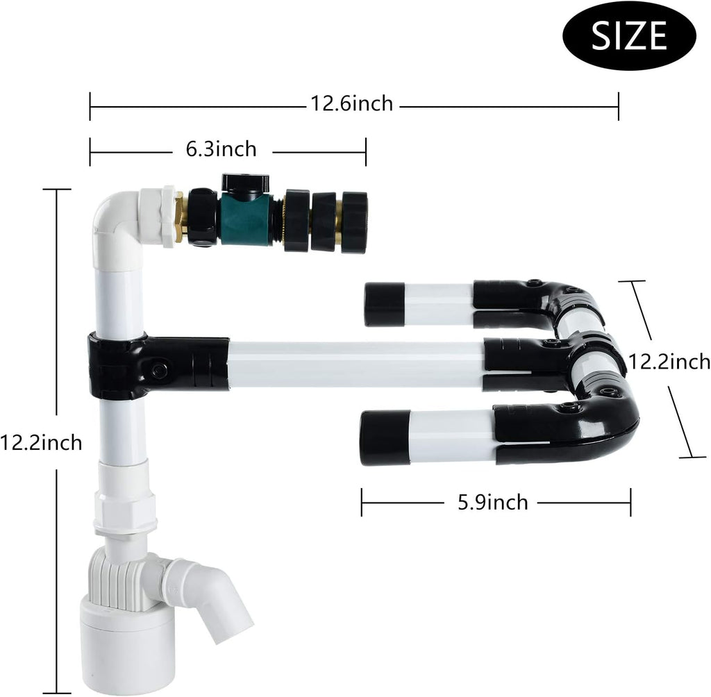 Pool Water Leveler with 3/4'' Hose Connector, Pack of 2 L358090