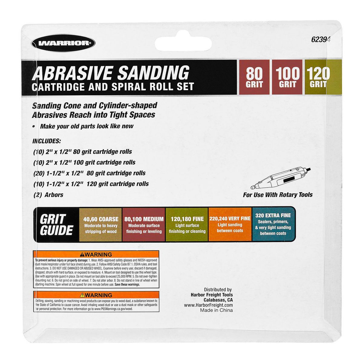Sanding Cone Set, 52 Piece J515165