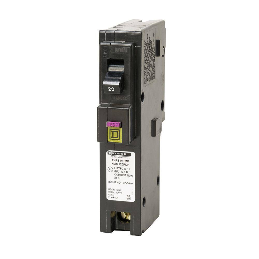 20 Amp Single-Pole Dual Function Circuit Breaker (9-Pack) M23345