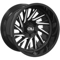 Gloss Black/Milled 24x14 6-139.7 -76mm 106Mm A287480