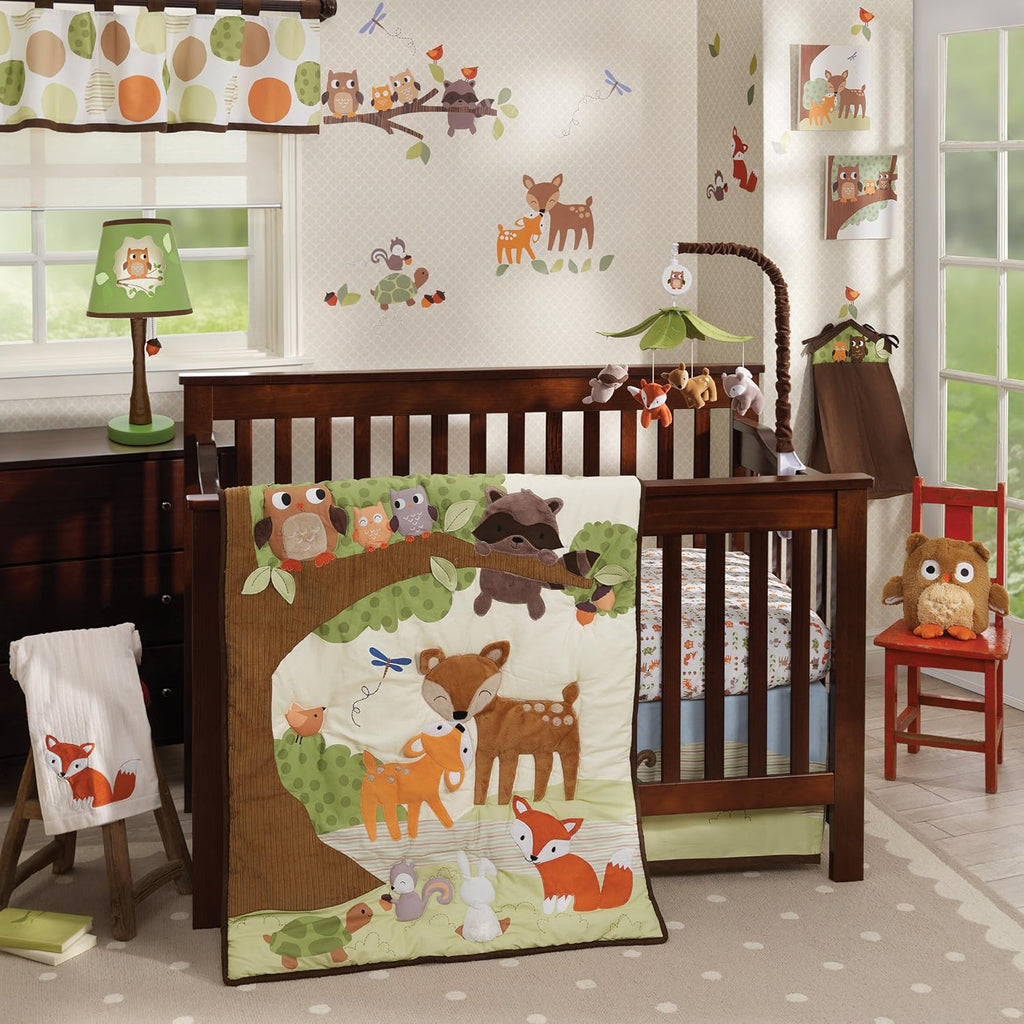 Multicolor Forest Animals Musical Baby Crib Mobile F886598