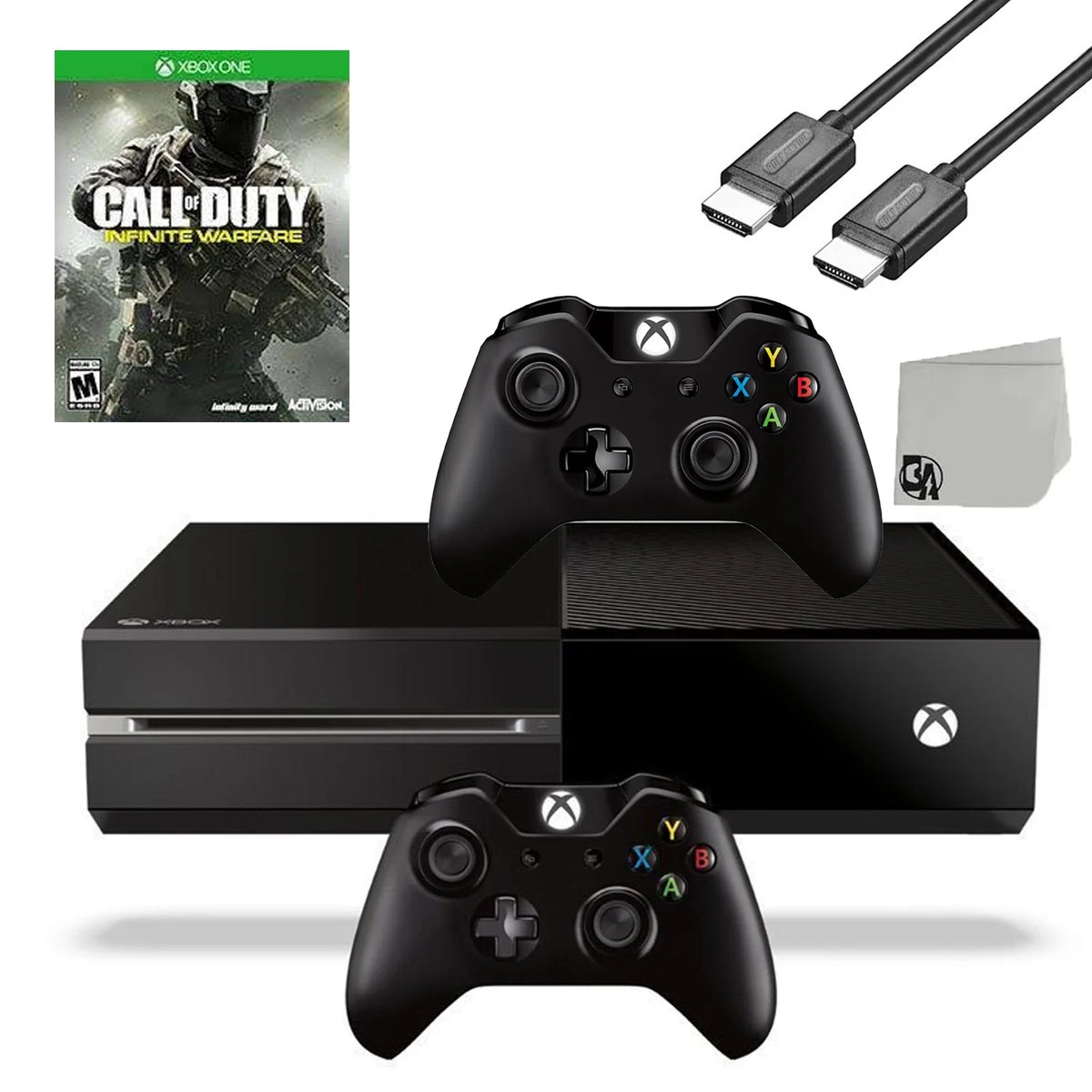 Black 500GB Gaming Console with 2 Controller X8305