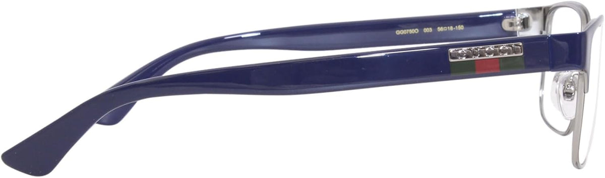 Blue Full Rim Rectangle Eyeglasses 56mm M1801