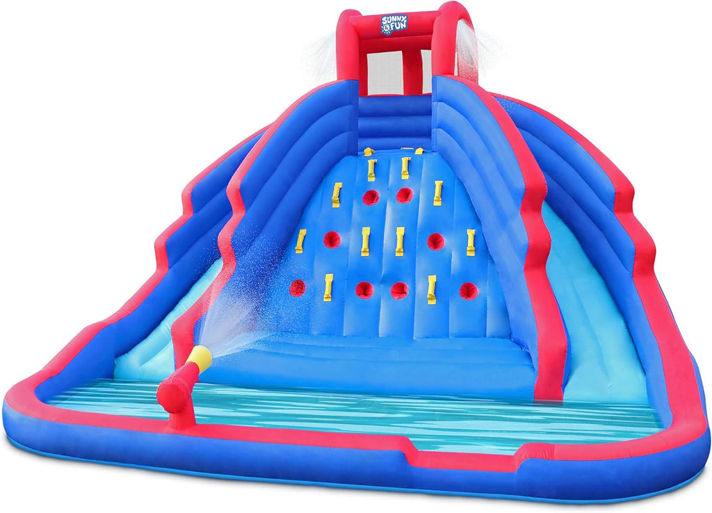 Inflatable Water Slide Park with Splash Pool V5889