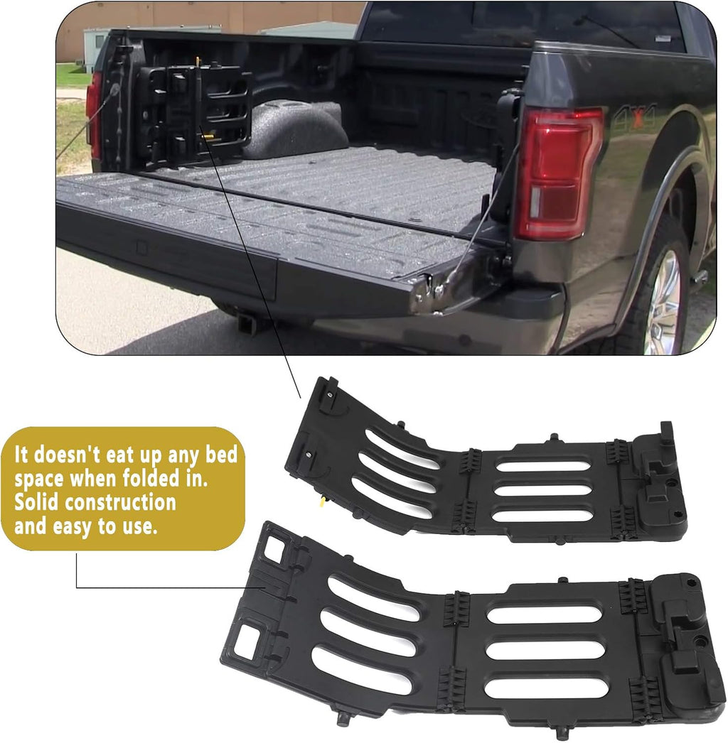 Black Stowable Tailgate Bed Extender Kit G83901