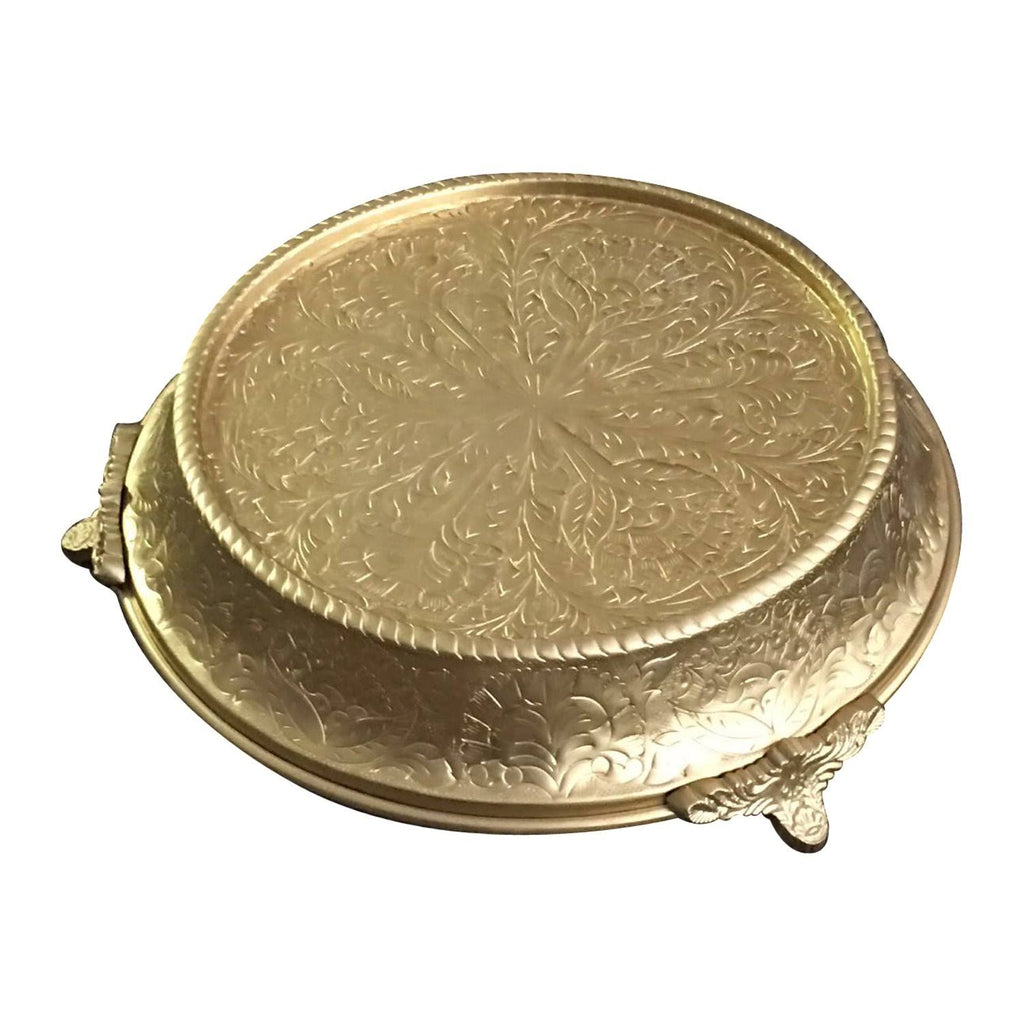 Wedding Cake Stand Tapered 16x22 Round Gold Finish E376101