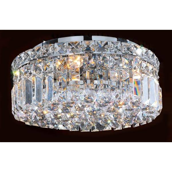4 Light 12x22 Flush Mount - Chrome L5270