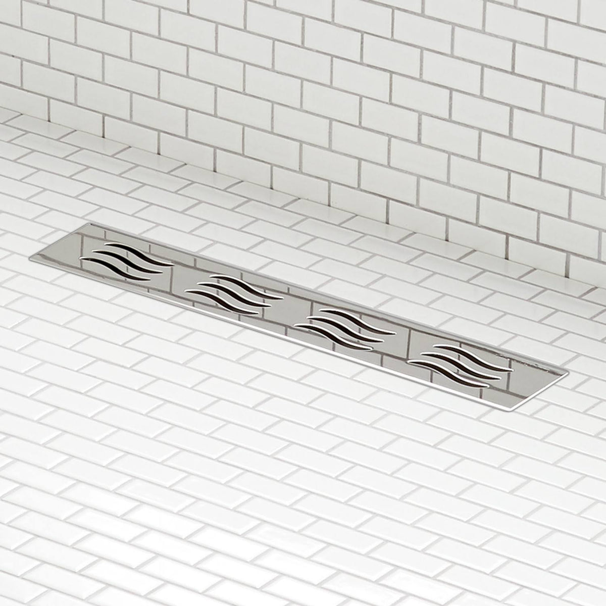 Polished Stainless Steel Linear Shower Drain H617