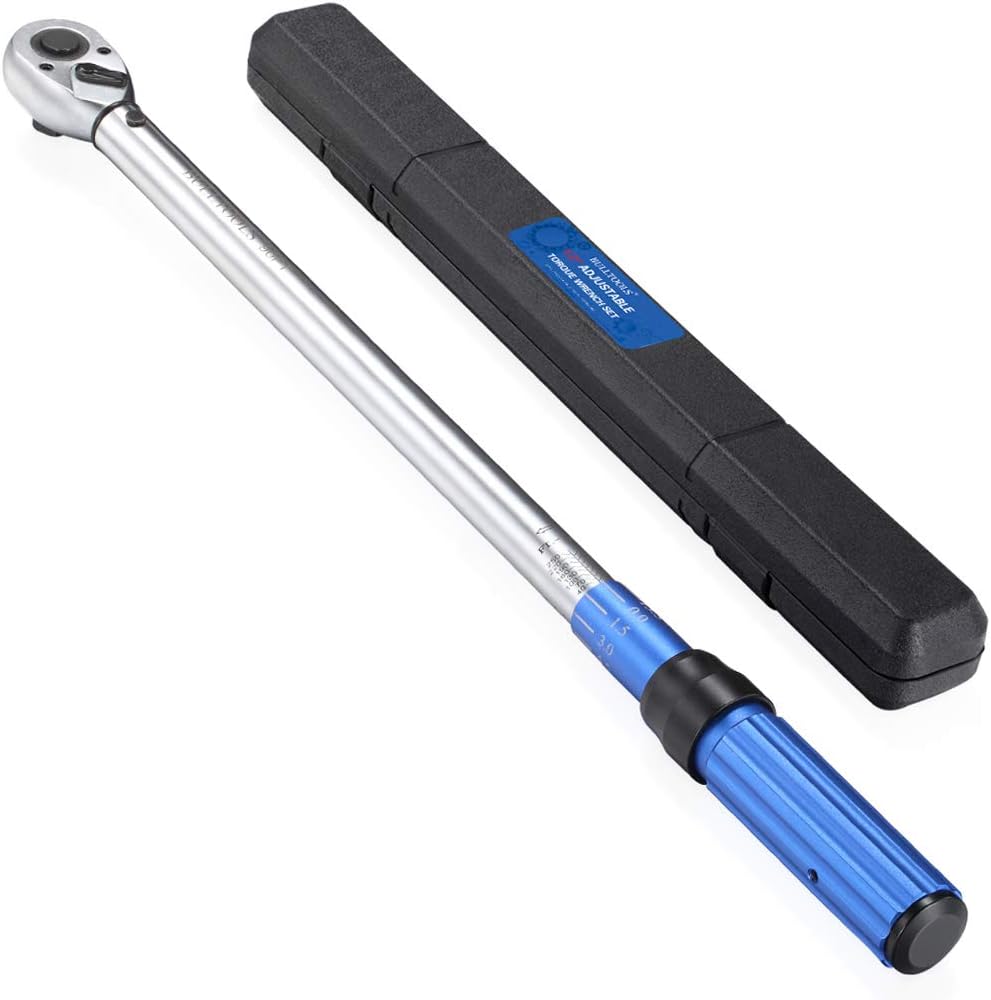 3/8-inch Drive Dual-Direction Click Torque Wrench Set 90-tooth (10-100ft.lb/20-135Nm) Pack of 2 I543