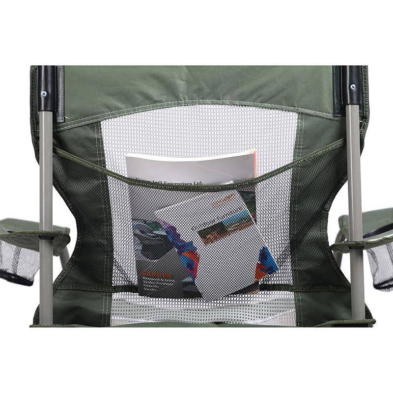 Oversized Mesh Camping Chair Red Grey Z857423