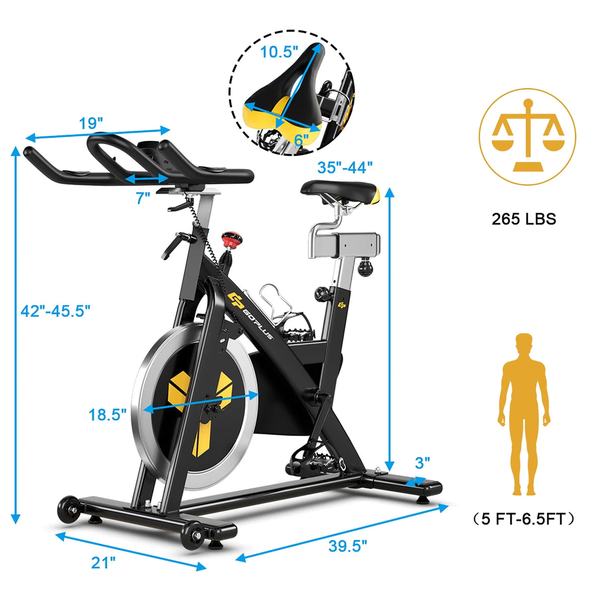 Indoor Cycling Bike Magnetic Exercise Bike Belt Drive Y825664