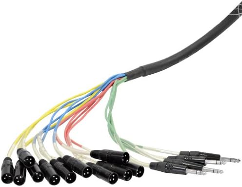 12 Channel 100' XLR Snake Cable with 1/4 Returns W6387
