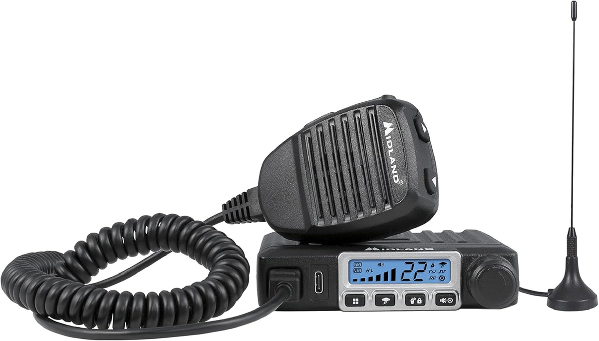 15 Watt GMRS Two-Way Radio with Magnetic Mount Antenna D91196