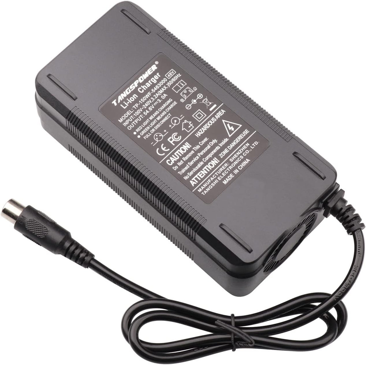 54.6V Adapter Charger with DC/XLR/RCA Connector L185