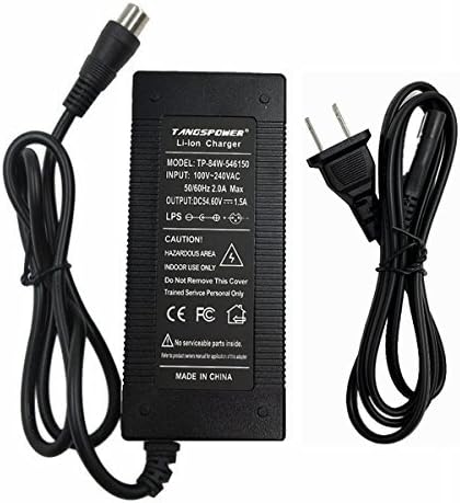54.6V Adapter Charger with DC/XLR/RCA Connector L185