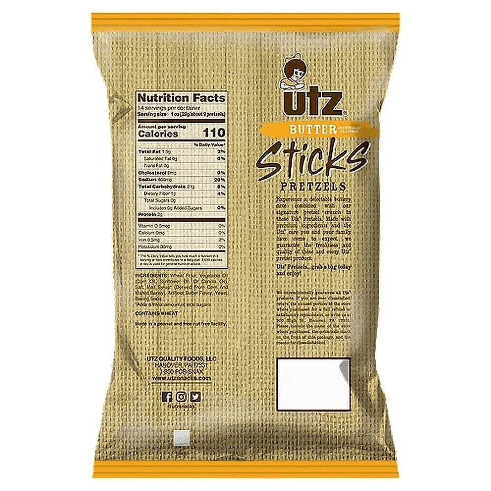 Butter Sticks Pretzels, 4-Pack 14 oz. Bags E48004