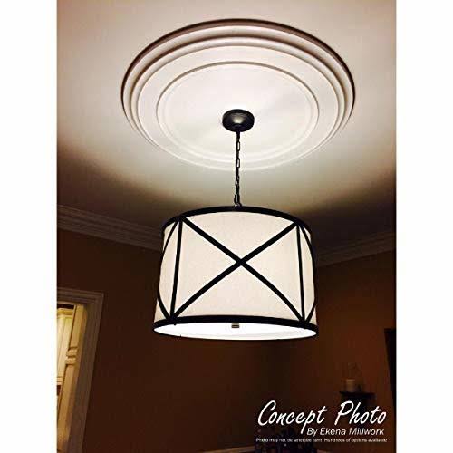 Rust Hand-Painted Ceiling Medallion A163