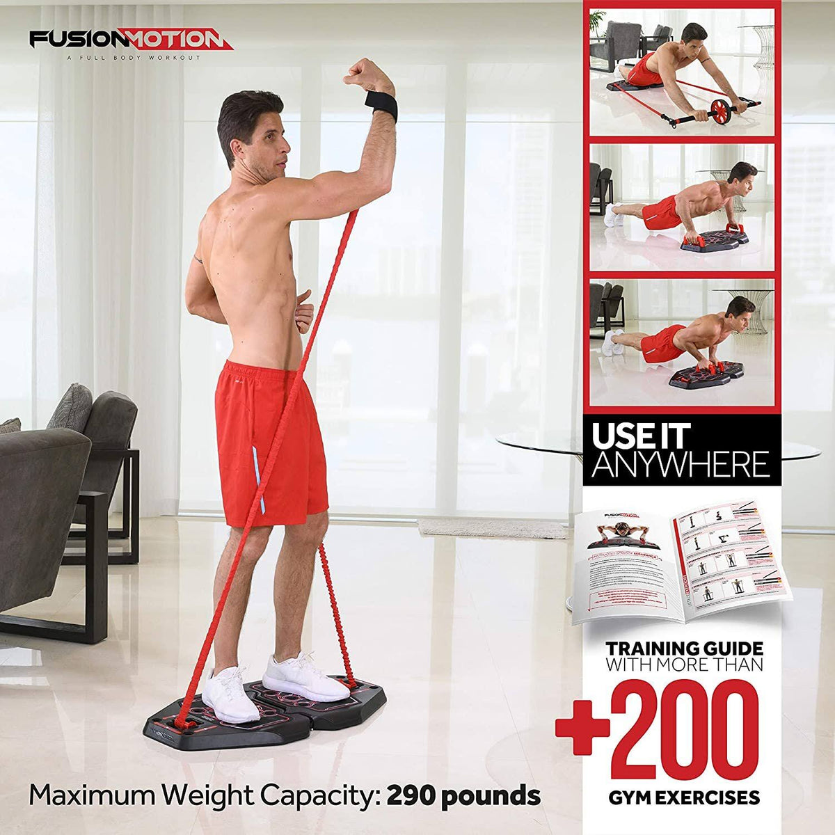 Portable Gym with 8 Accessories F3654