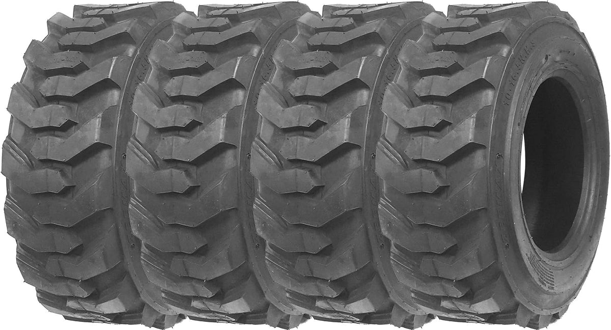 Set of 4 Heavy Duty Skid Steer Tires H759731