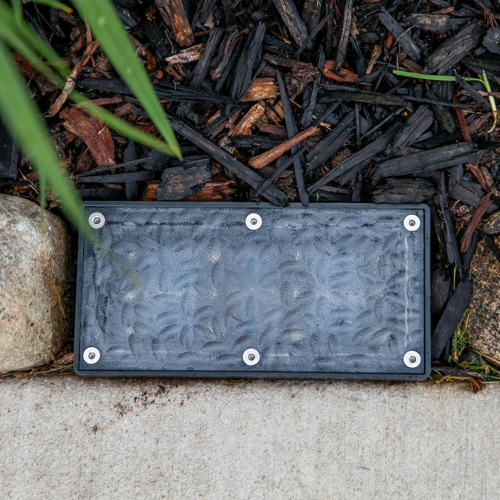 12 Cool White Solar Brick Path Light M4420