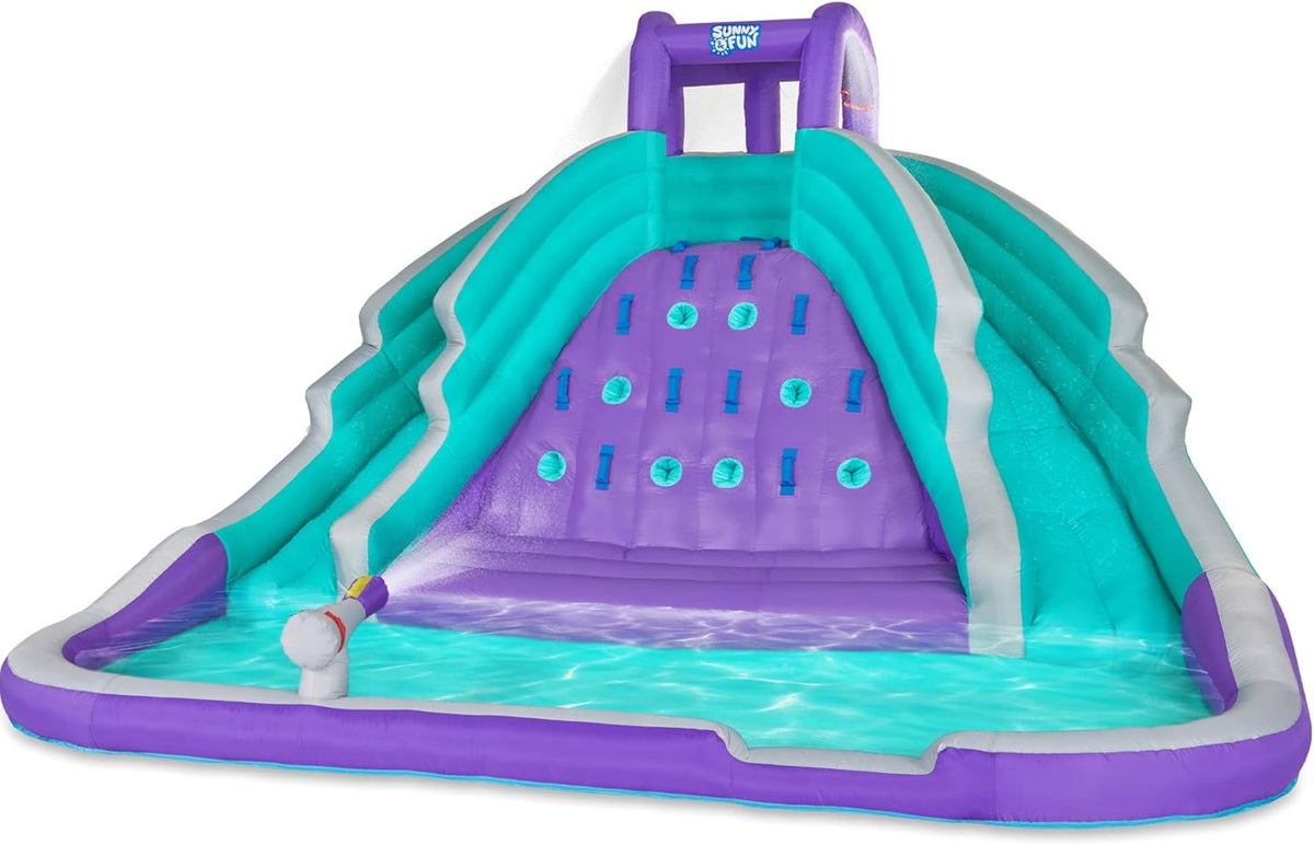 Inflatable Water Slide Park with Splash Pool V5889
