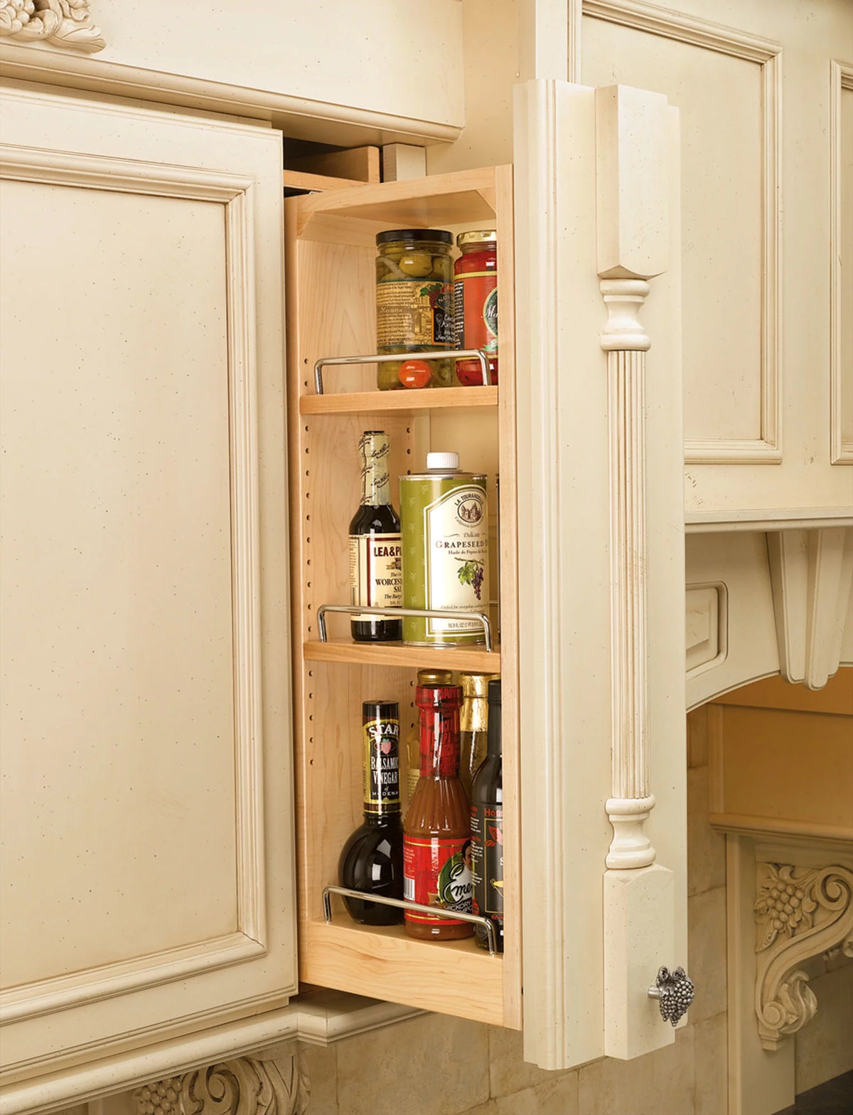 6 In Wood Wall Filler Cabinet Organizer L909788