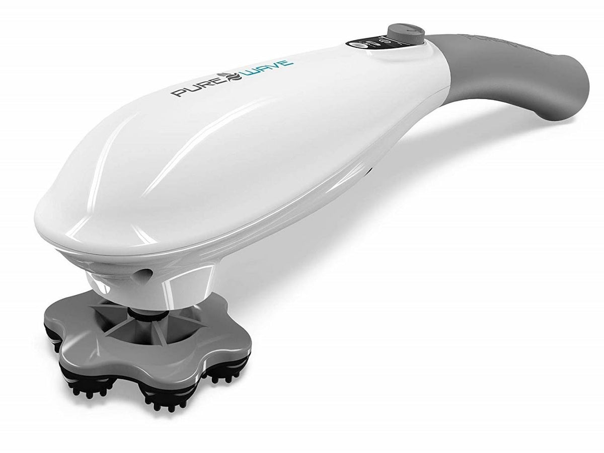 White Handheld Percussion Massager C356144