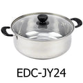 5.5QT Stainless Steel Sauce Pot with Glass Lid D48260