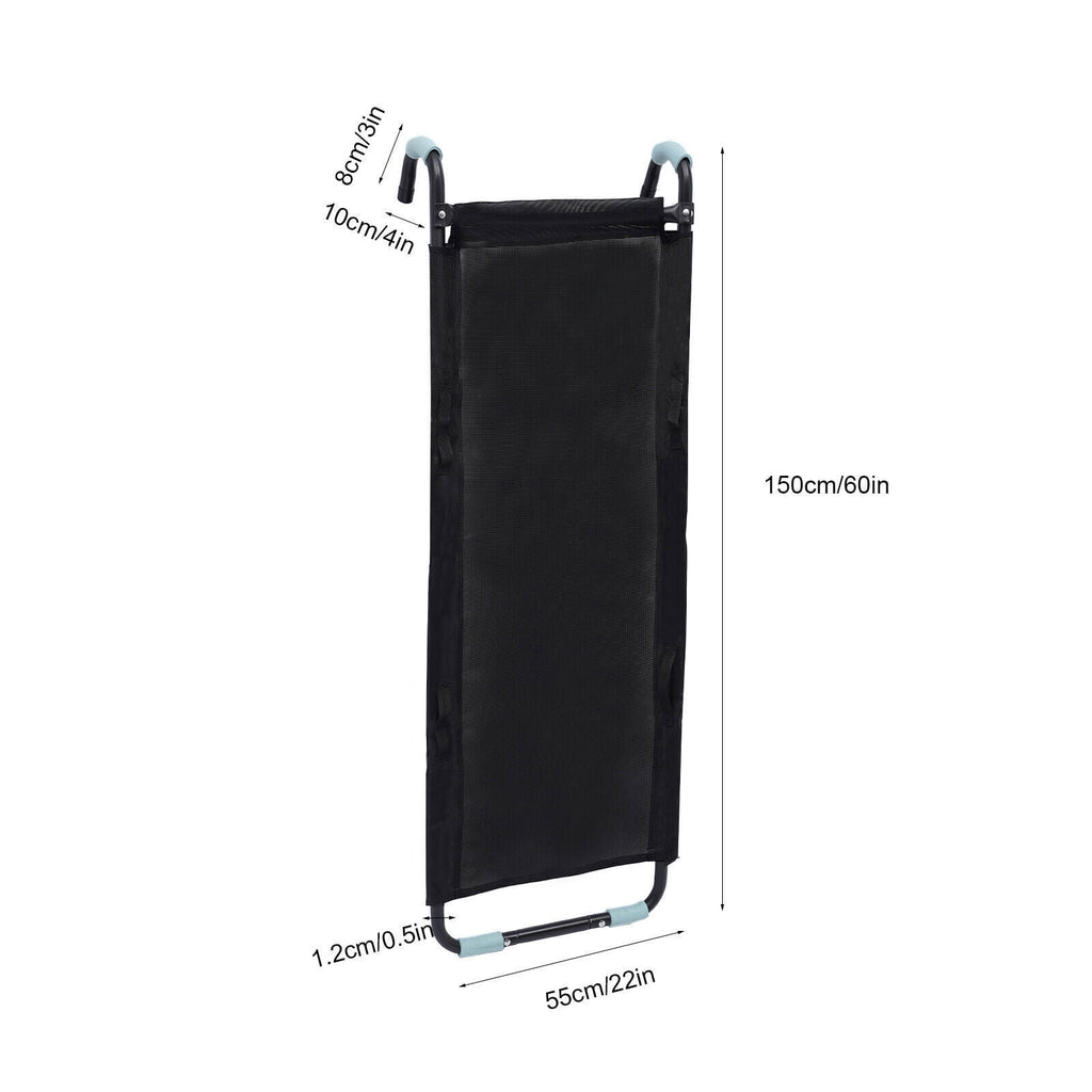 Trampoline Ladder with Slide & Rock Wall Climber M559331