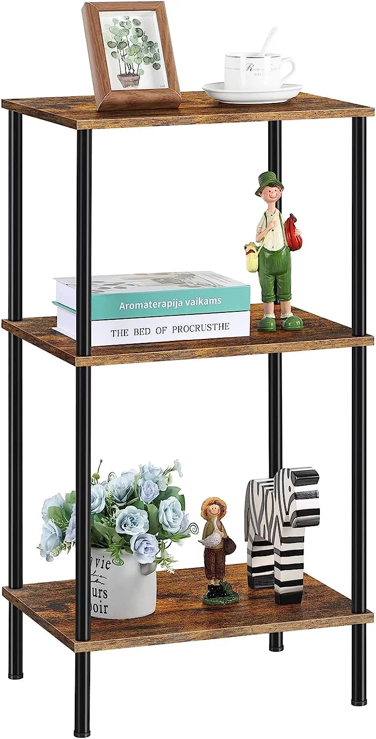 Brown 3-Tier End Table X694