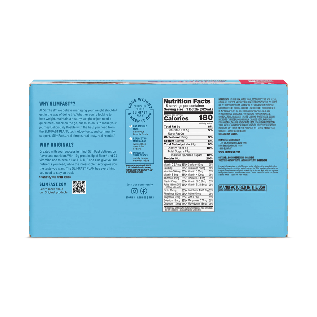 Creamy Milk Chocolate Meal Replacement Shakes, 11 fl. Oz., 15 Ct O5478
